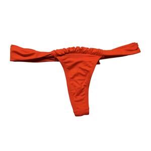 Frederick's of Hollywood Maddalena Bikini Bottom Red Orange Size Small